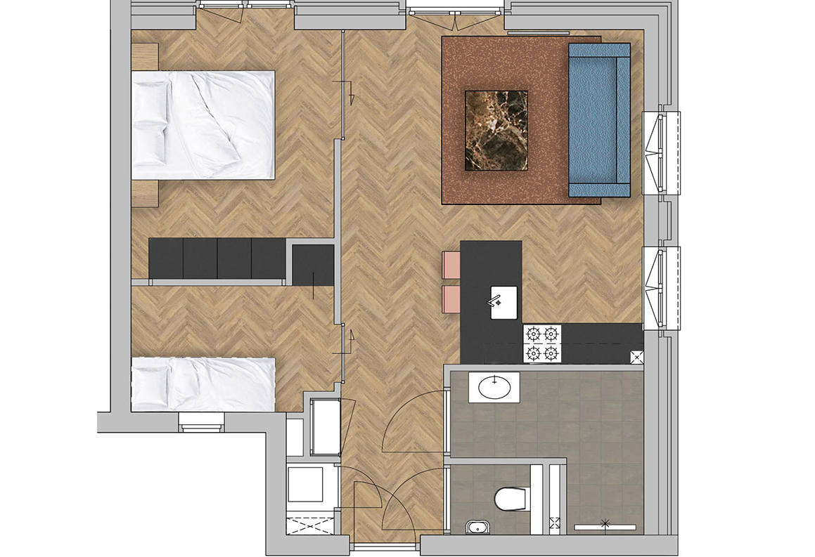 Dudok Studio's - 2-bedroom apartment